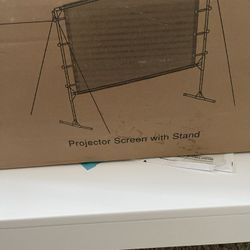 Projector Screen With Stand 
