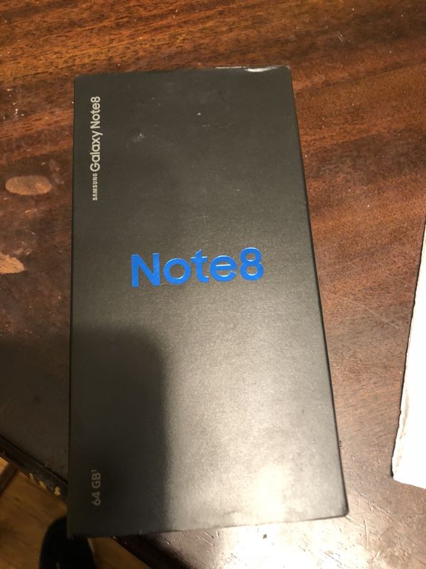 Samsung Galaxy note 8 unlocked 64gb brand new with plastic