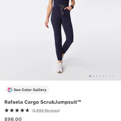 Figs Jumpsuit Xl Navy 