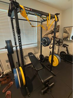 Squat Rack and Gym Equipment