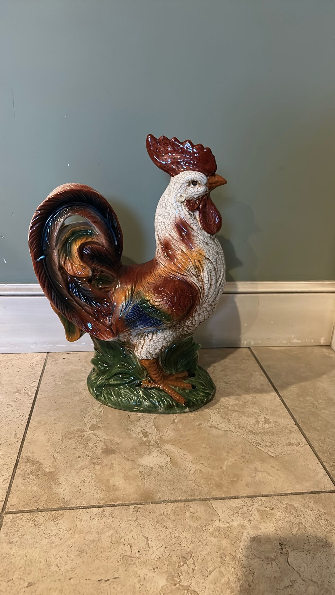 Porcelain Rooster