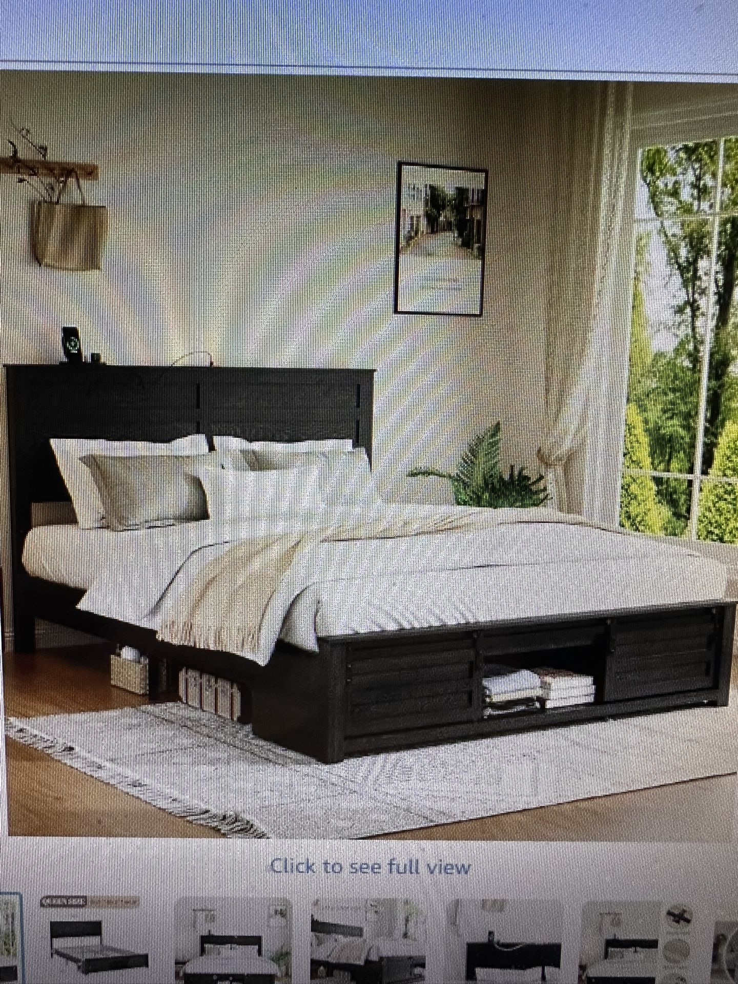 Queen Size Bed frame With Headboard