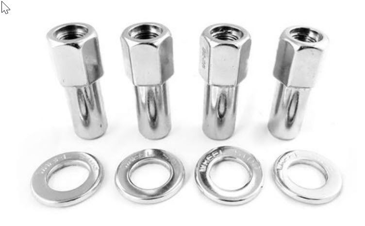 Weld Open End Lug Nuts for Draglite, Pro Star new out of packs