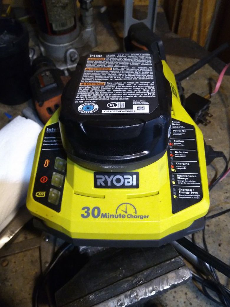 Ryobi 18 Volt Lithium Ion Battery