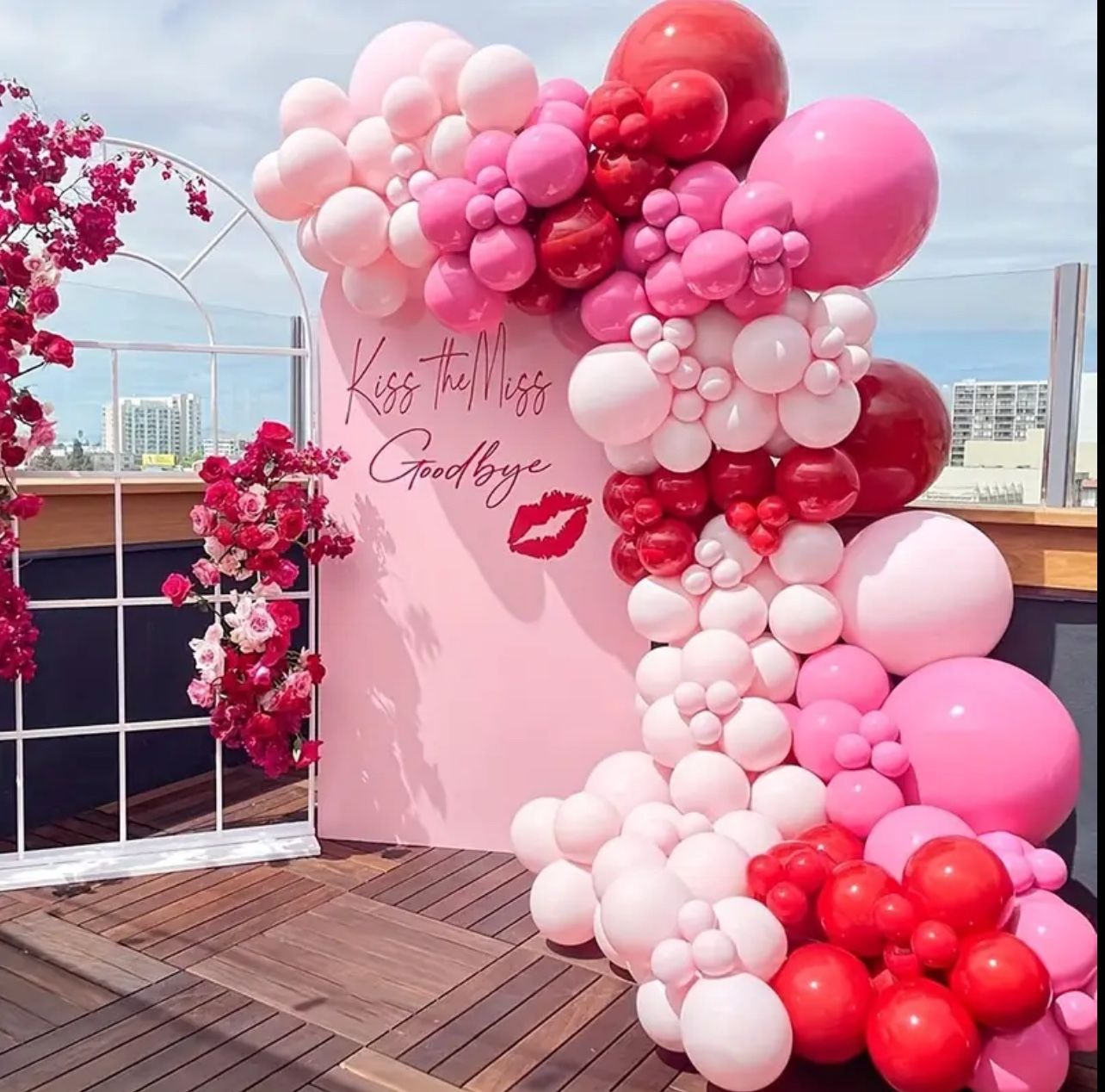 Balloon Garland and Backdrop Arches, Customizable