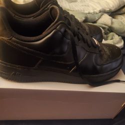 Black Nike Air Force 1s Size 10 with Box! 
