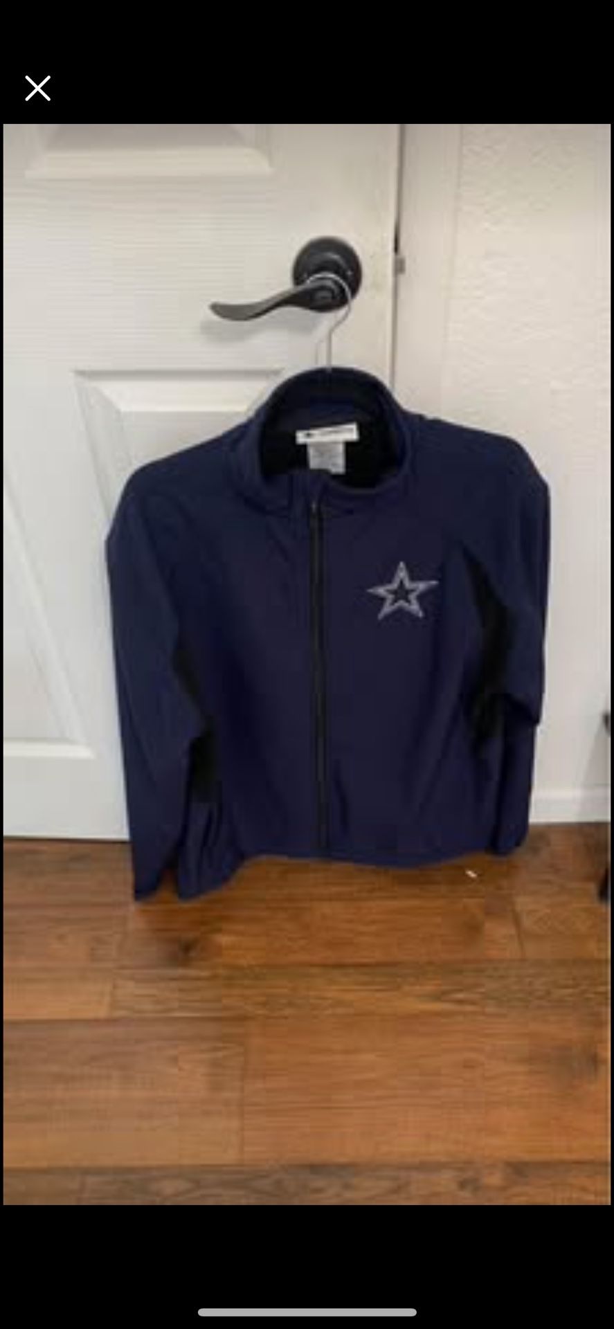 Dallas Cowboys XL Authentic Zip Up Jacket