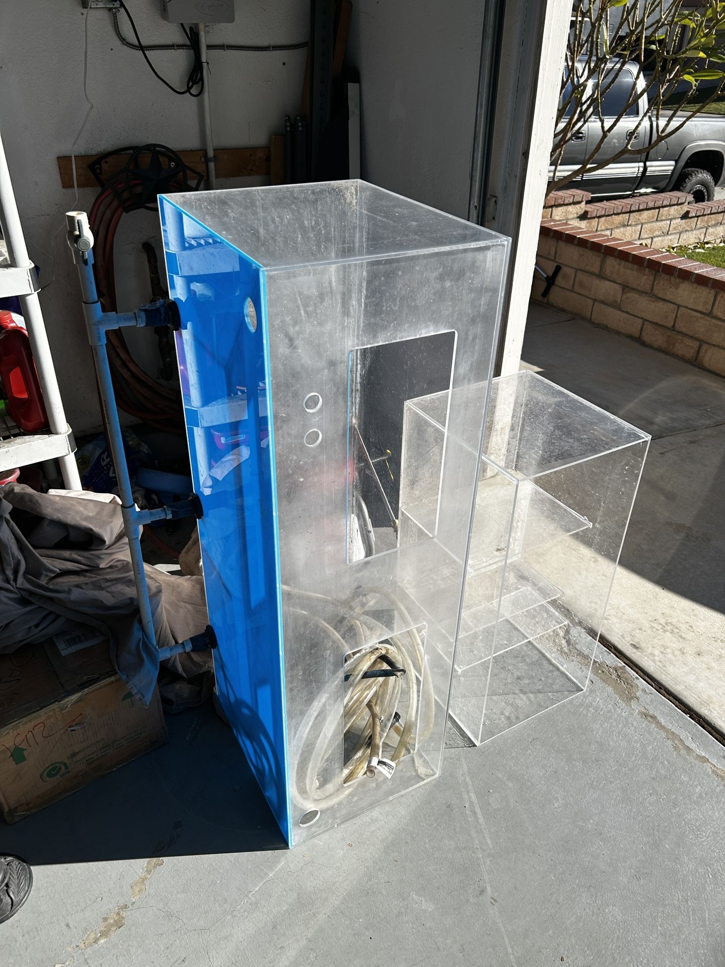 Custom 50 Gallon Acrylic Fish Tank And Sump Tank