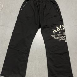 Men Flare Bottom Sweats 