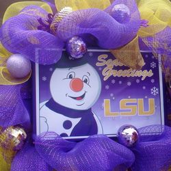 LSU Christmas Wreath!!