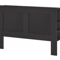 Assembled IKEA Black BRIMNES Headboard 