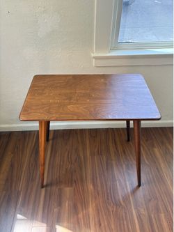 Solid walnut table