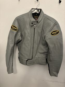Vanson Leathers Perforated Motorcycle Jacket – Made in USA