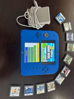NINTENDO 2ds with 12 games