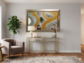 Large Gold Mirror