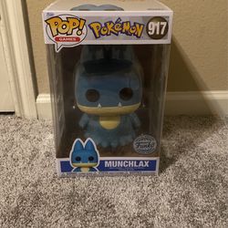 Pokemon Munchlax Funko POP 10 inch 917 Vinyl Figure  Special Edition Collectible Toy