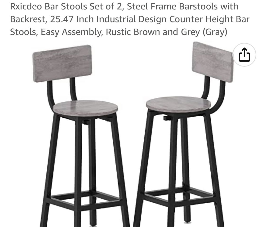 2 Counts Height Stools