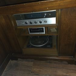 Vintage record player