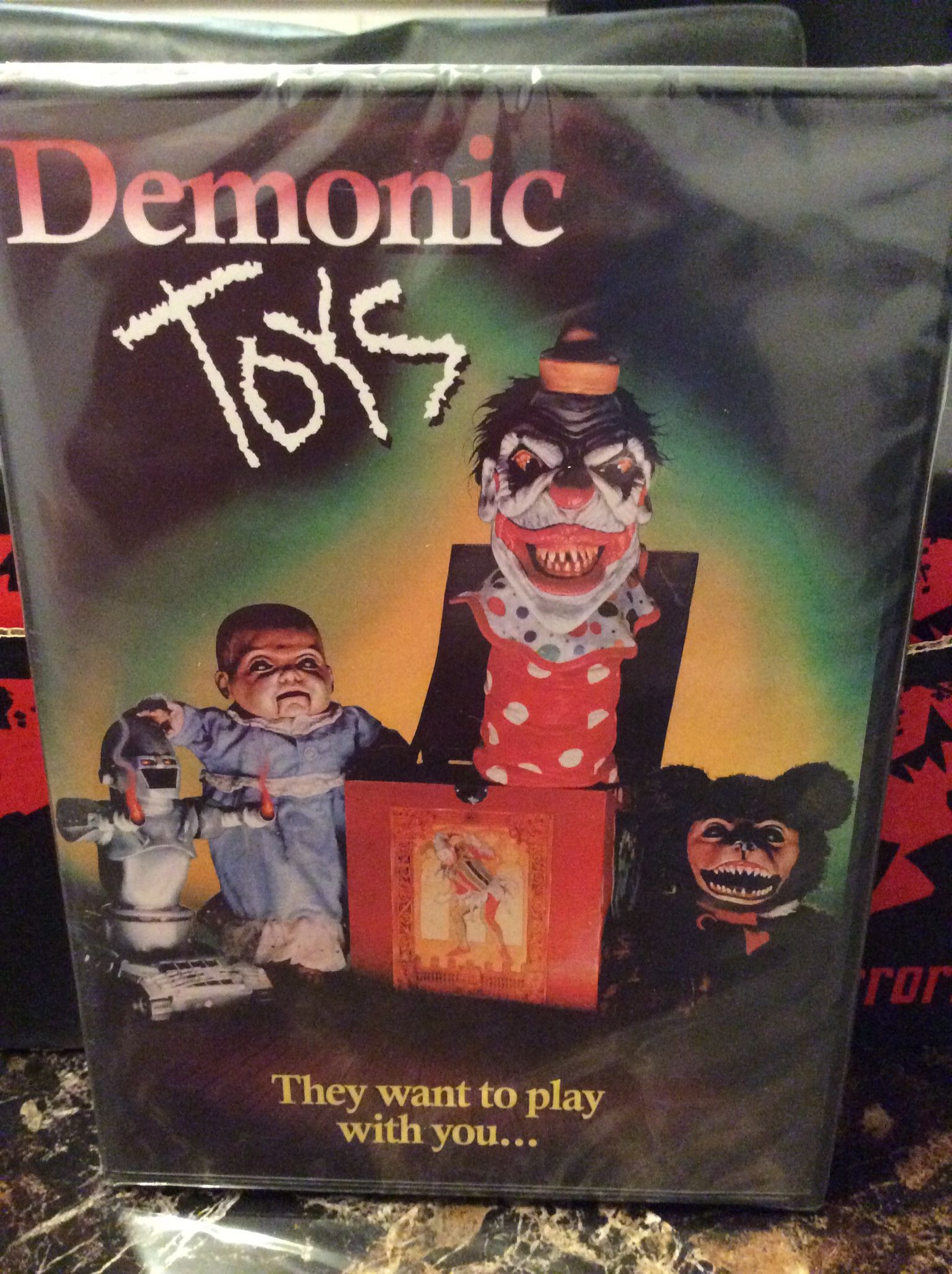 Sealed Demonic Toys Horror DVD. Scary Movies. Halloween. 