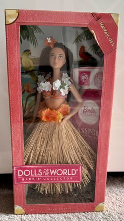 Dolls Of The World Barbie Pink Label “Hawaii “ Mattel W3443