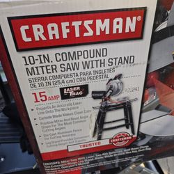 Craftsman10 In Miter Saw /new