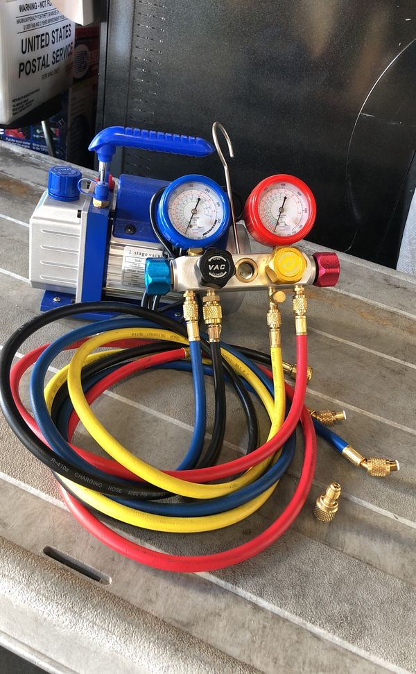 R410a Mini split air conditioner AC manifold gauge set