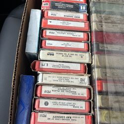 Vintage 8-Track Tape Lot – 42 Total – Elvis, Sinatra, John Denver & More – Untested