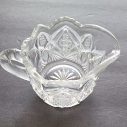 Vintage Glass Creamer 