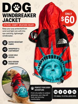 Dogs windbreaker jackets