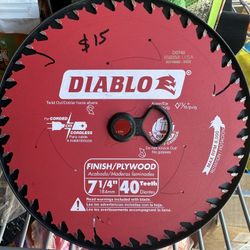 7-1/4in. x 40-Teeth Finish Saw Blade for Wood