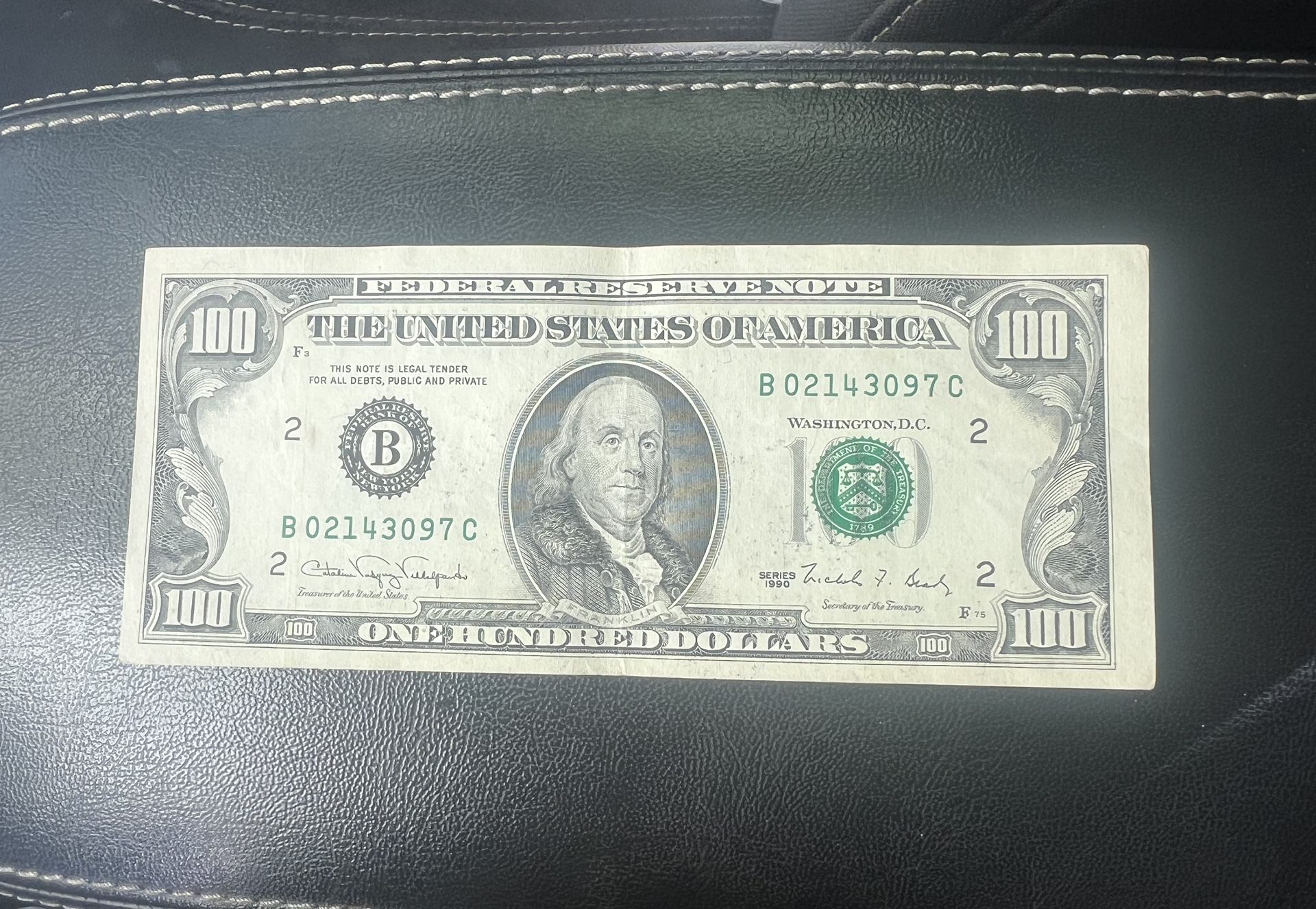 100 dollar bill vintage real money