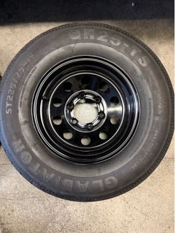 Travel trailer wheels and tires