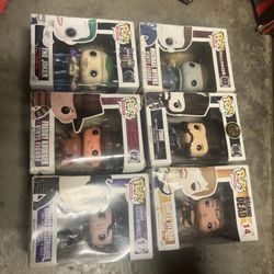 6x FUNKO POP VINYL FIGURES