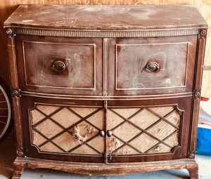 Antique Westinghouse Turntable Am Fm Cabinet Just Needs Some Tlc