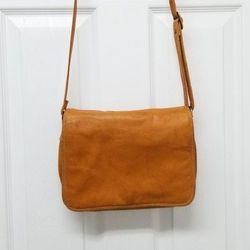 Chaos Leather Crossbody Bag 