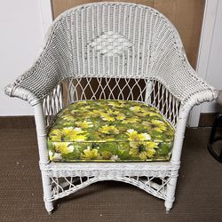 Paint Me. Wicker Arm Chair. See all 10 pics. Wicker Chair. Was a rocker. Rockers removed 