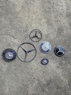 Various Mercedes Benz Stars Emblems