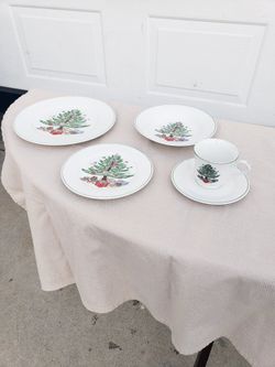 Vintage Christmas Dinnerware - 2 Boxes Available $20 Each