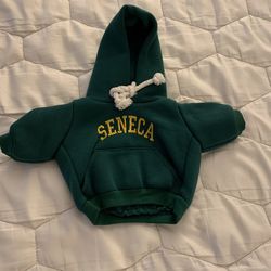 Herrington Teddy Bear Seneca Collectible Handmade Green Hoodie Clothes Sweatshirt Limited Edition