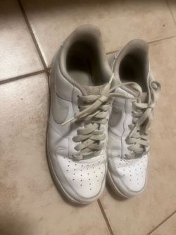 White Nike Air Force 1 Sneakers