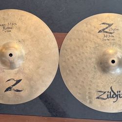 Zildjian Z Custom 14” Hi Hat Cymbals
