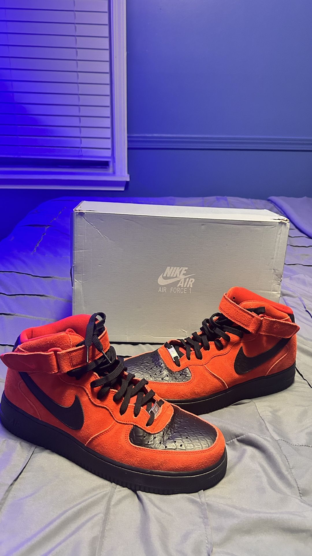 Nike Red High Air Force