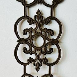 Victorian Style Cast Iron Pontalba Design Railing Panel Wall Decor