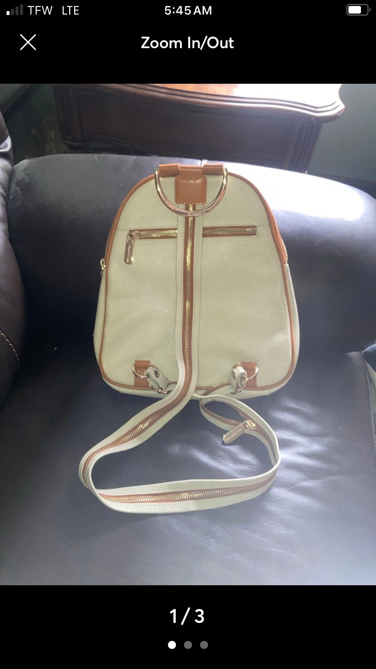 Valentina mini leather backpack /purse