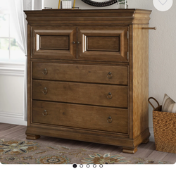 Kaliyanna Solid Wood 54'' W 5 - Drawer Dresser
