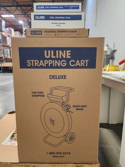 Complete Uline Steel Strapping Setup – Cart + Tools (Ready to Use)