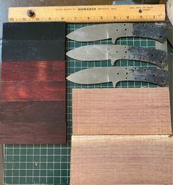 Vintage German Knife Blanks & Exotic Hardwood Handle Material – Knife Maker’s Lo