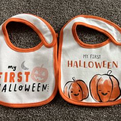 My First Halloween Bibs