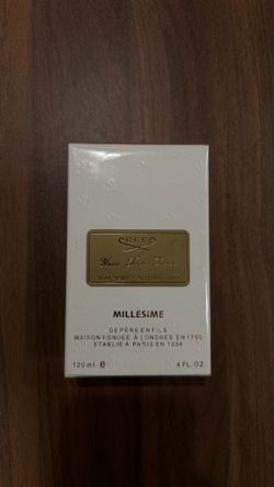 120ml (4 FL. OZ) bottle of Creed Green Irish Tweed Millésime