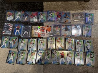 136 Baseball Card Lot Bowman, Finest, Parallels, Auto & More
